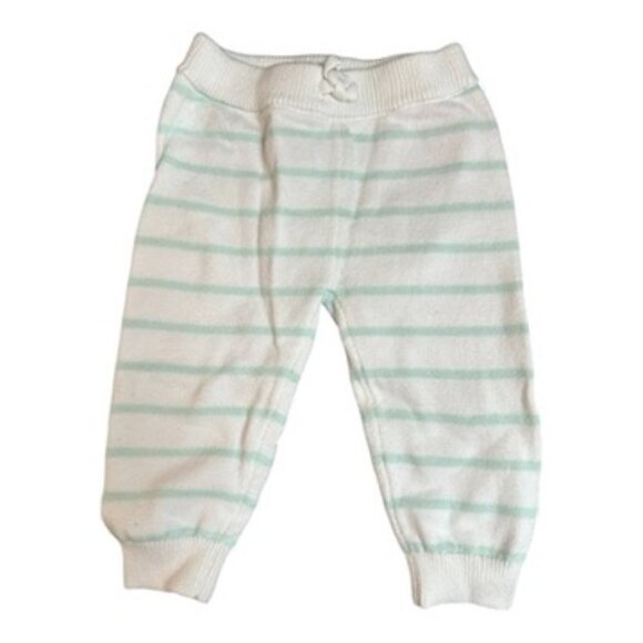 Janie and Jack Sweater White w/sky blue strips Van on Front V6 to 12 mths 2pc - Picture 6 of 8